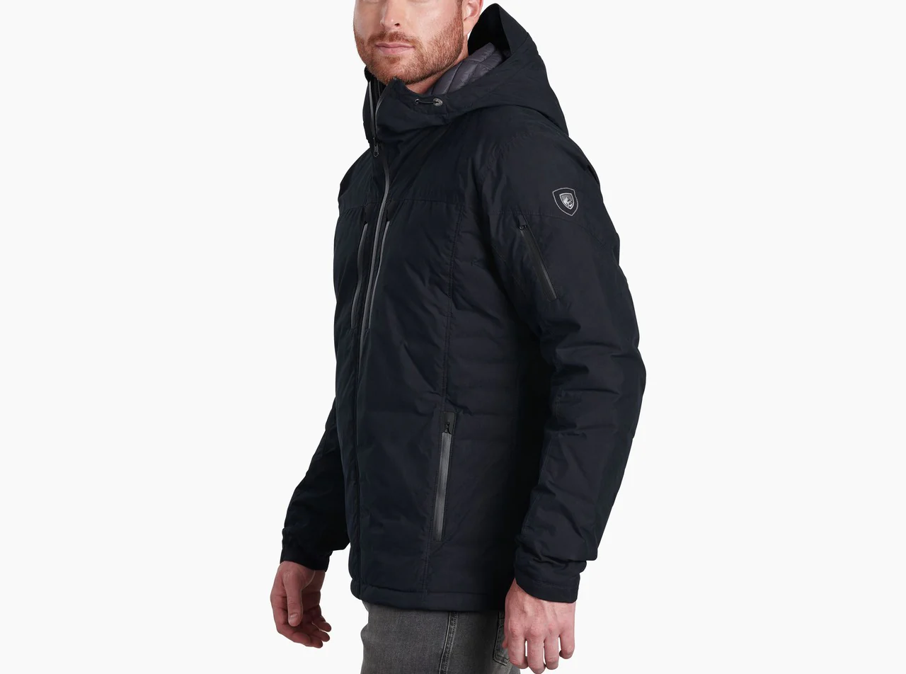 WYLDEFIRE DOWN HOODY - wax coated - Image 11