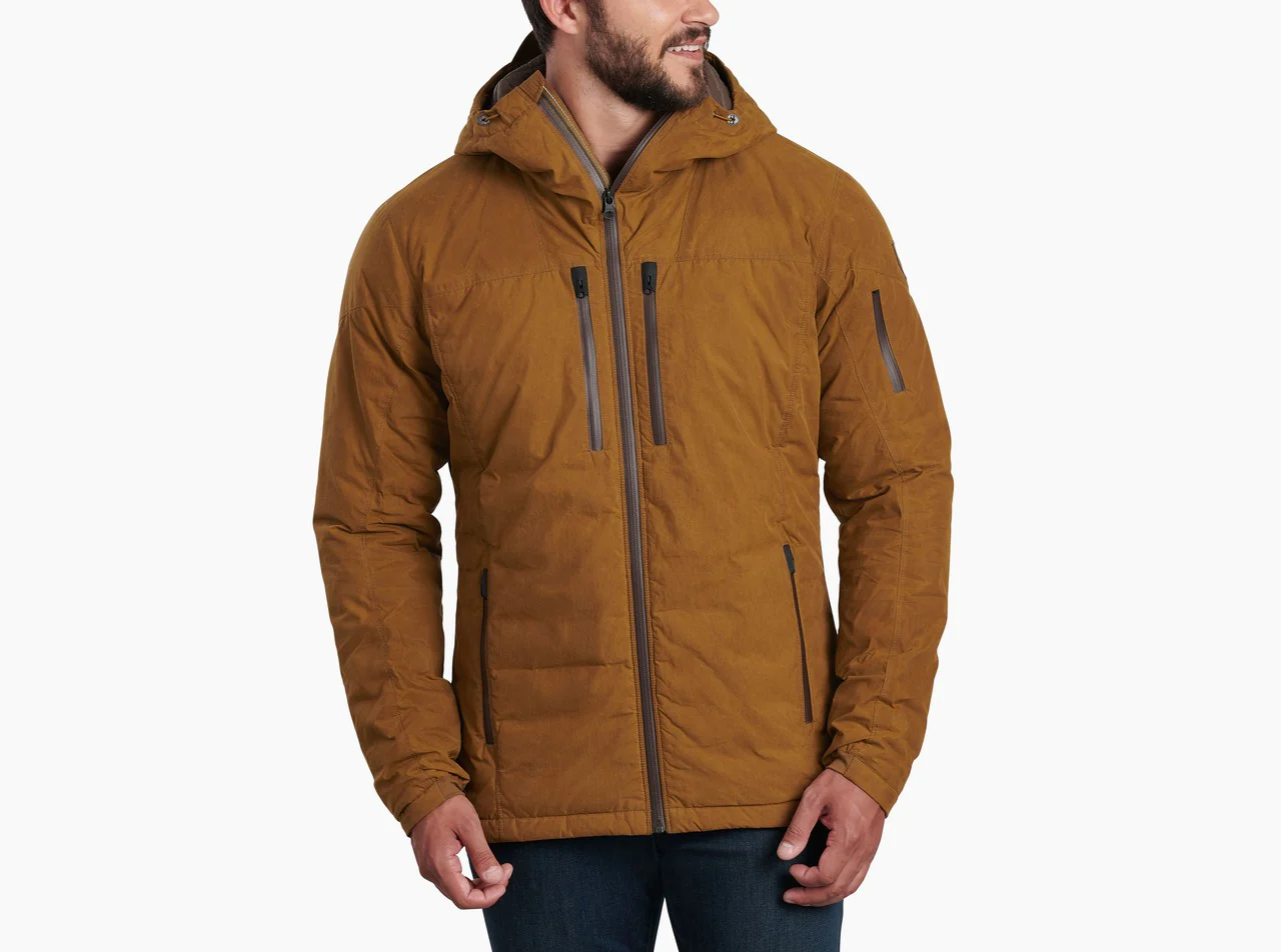 WYLDEFIRE DOWN HOODY - wax coated - Image 5