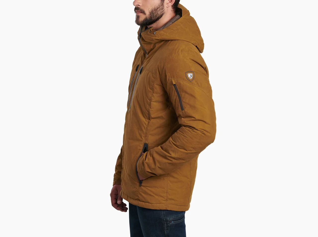 WYLDEFIRE DOWN HOODY - wax coated - Image 7