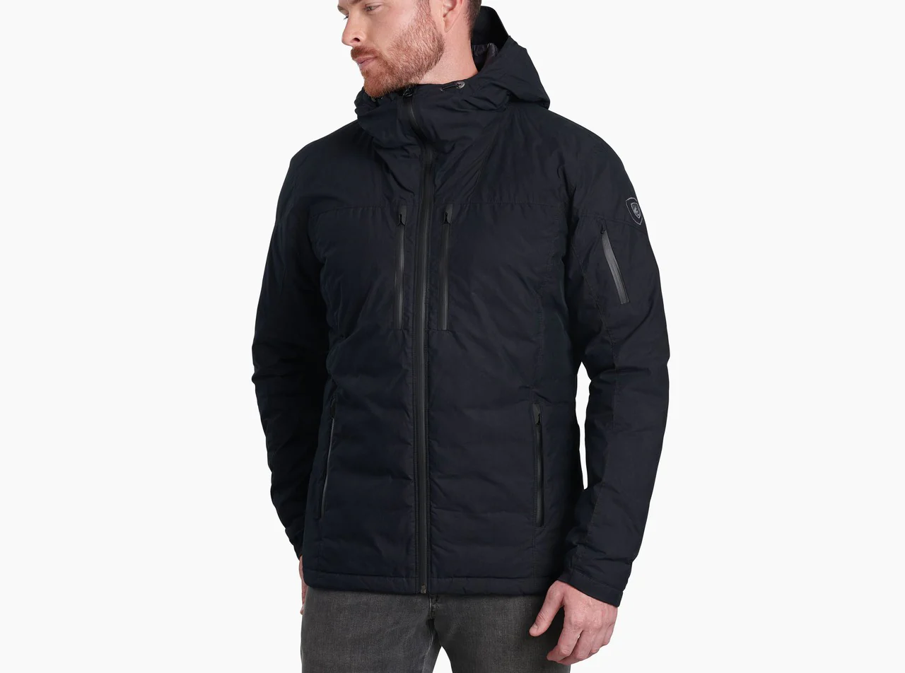 WYLDEFIRE DOWN HOODY - wax coated - Image 9