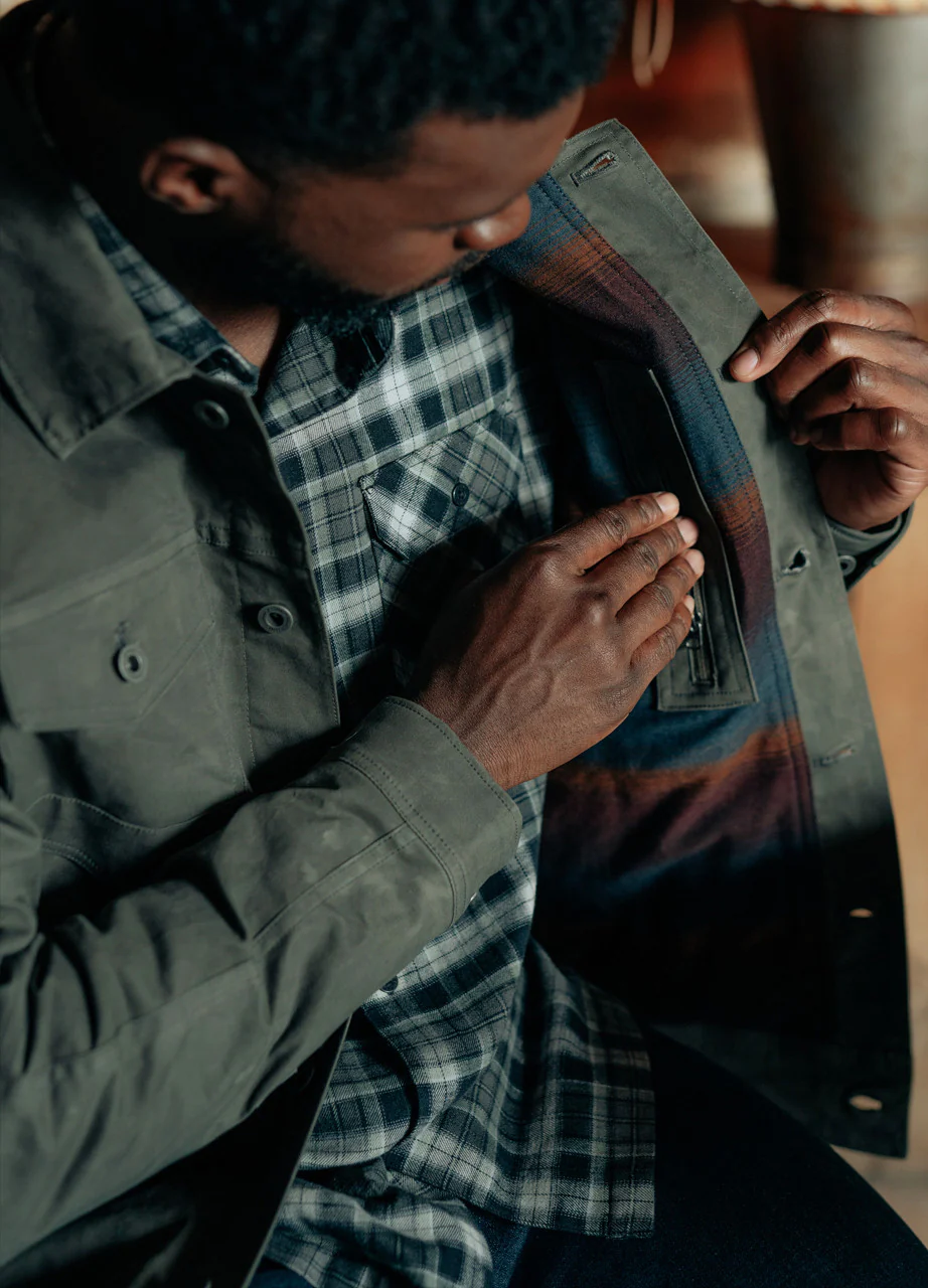 OUTLAW™ WAXED JACKET - Flannel Lined - Image 10