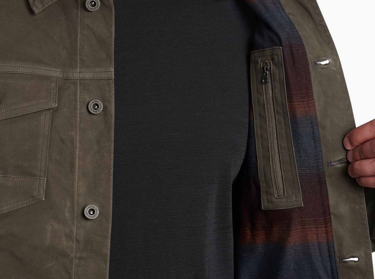 OUTLAW™ WAXED JACKET - Flannel Lined - Image 17