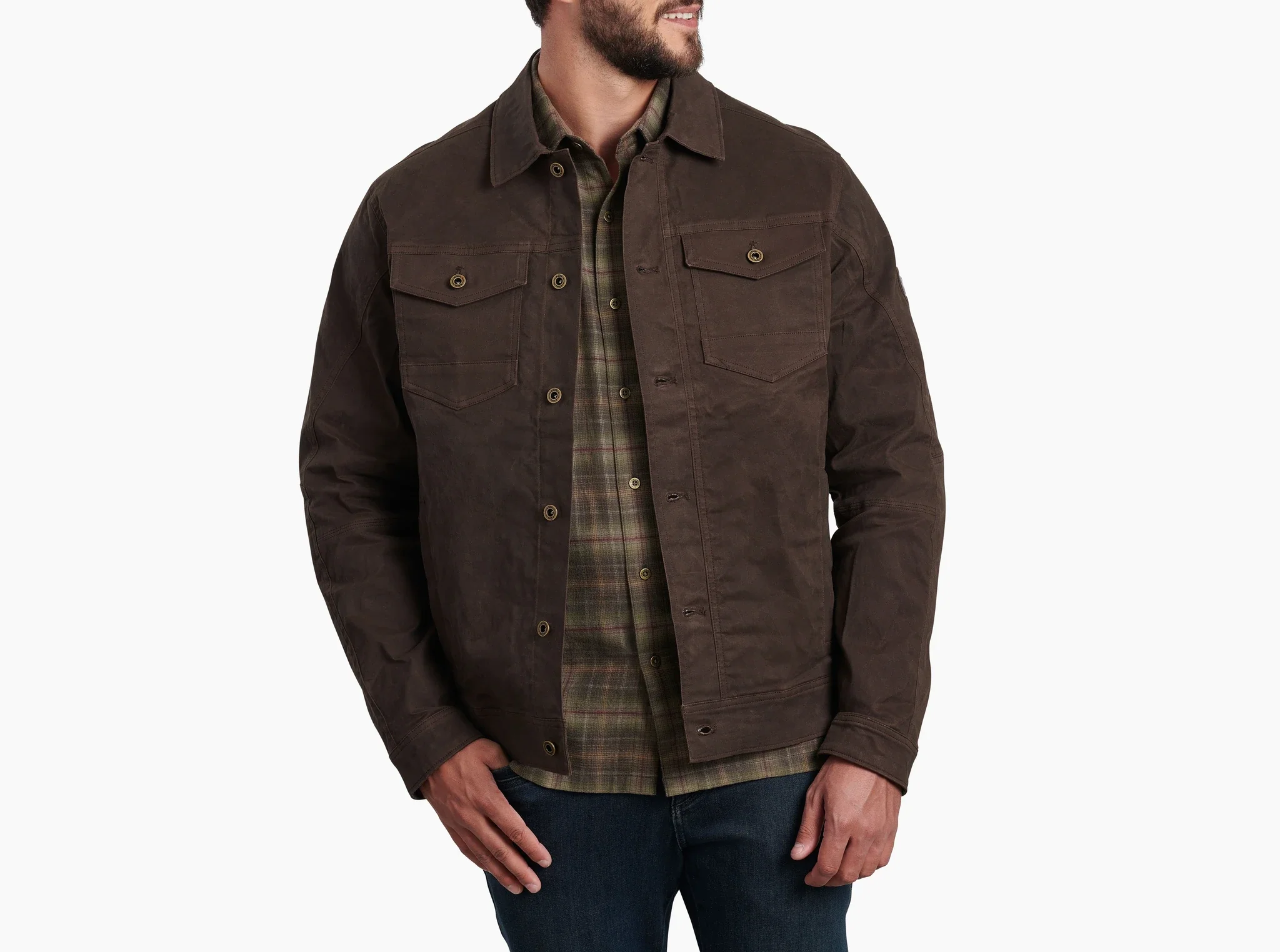 OUTLAW™ WAXED JACKET - Flannel Lined - Image 3