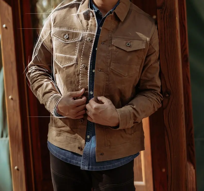 OUTLAW™ WAXED JACKET - Flannel Lined - Image 6