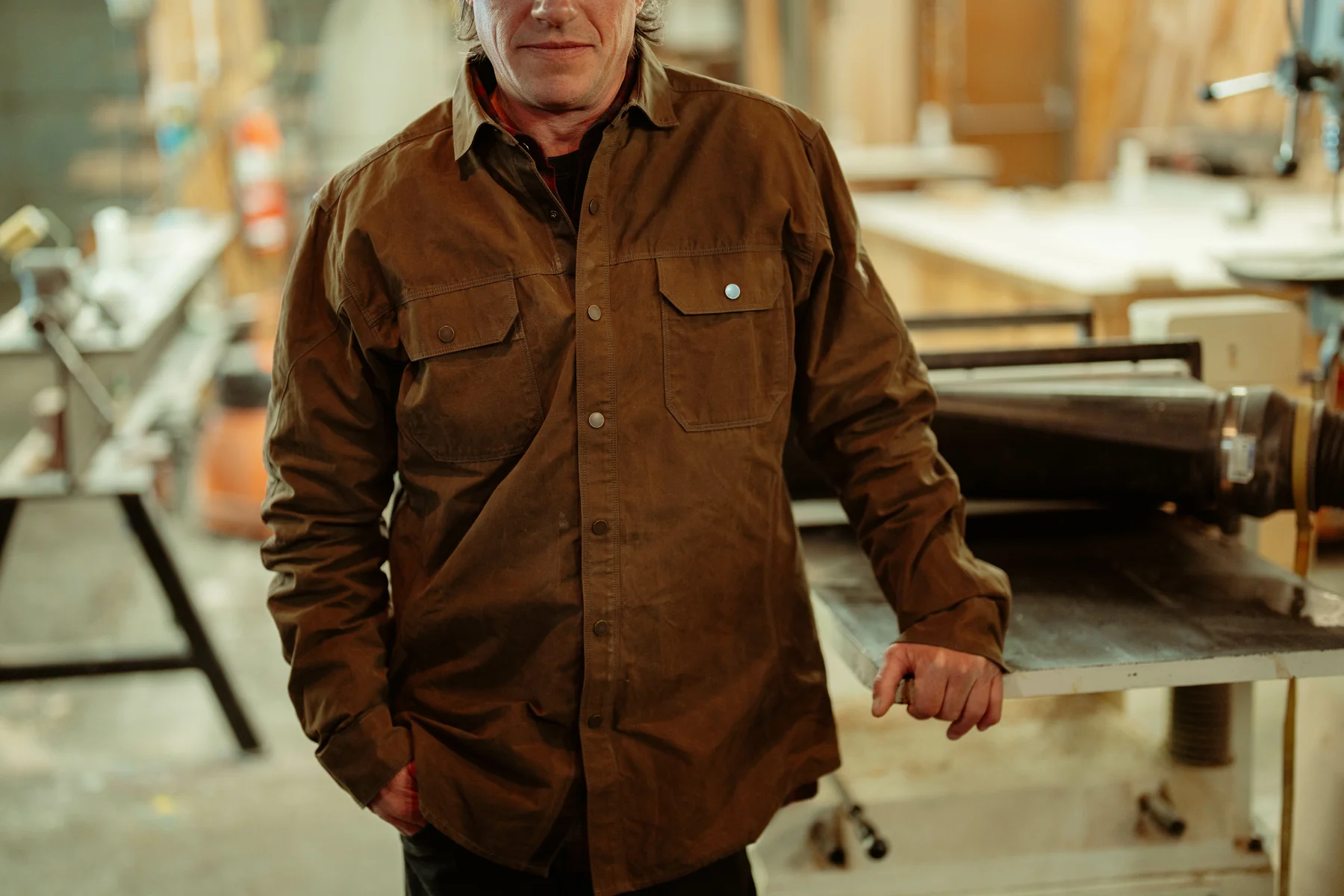 THE OUTSIDER® SHIRT-JAC - wax-coated - Image 3